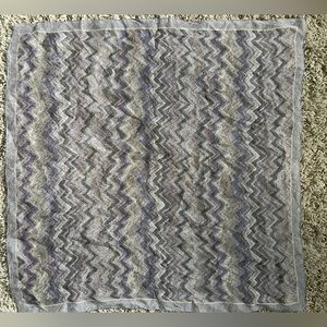 Unknown Designer - Pale Purple Shear Silk Scarf